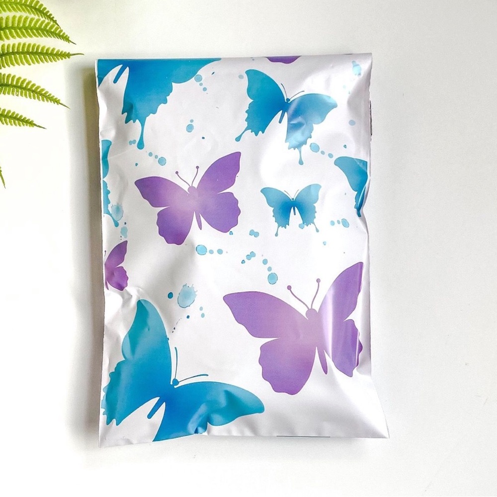 50 6X9 Poly Mailers Butterfly Flat Shipping Envelopes PRICE IS FIRM - Picture 6 of 7
